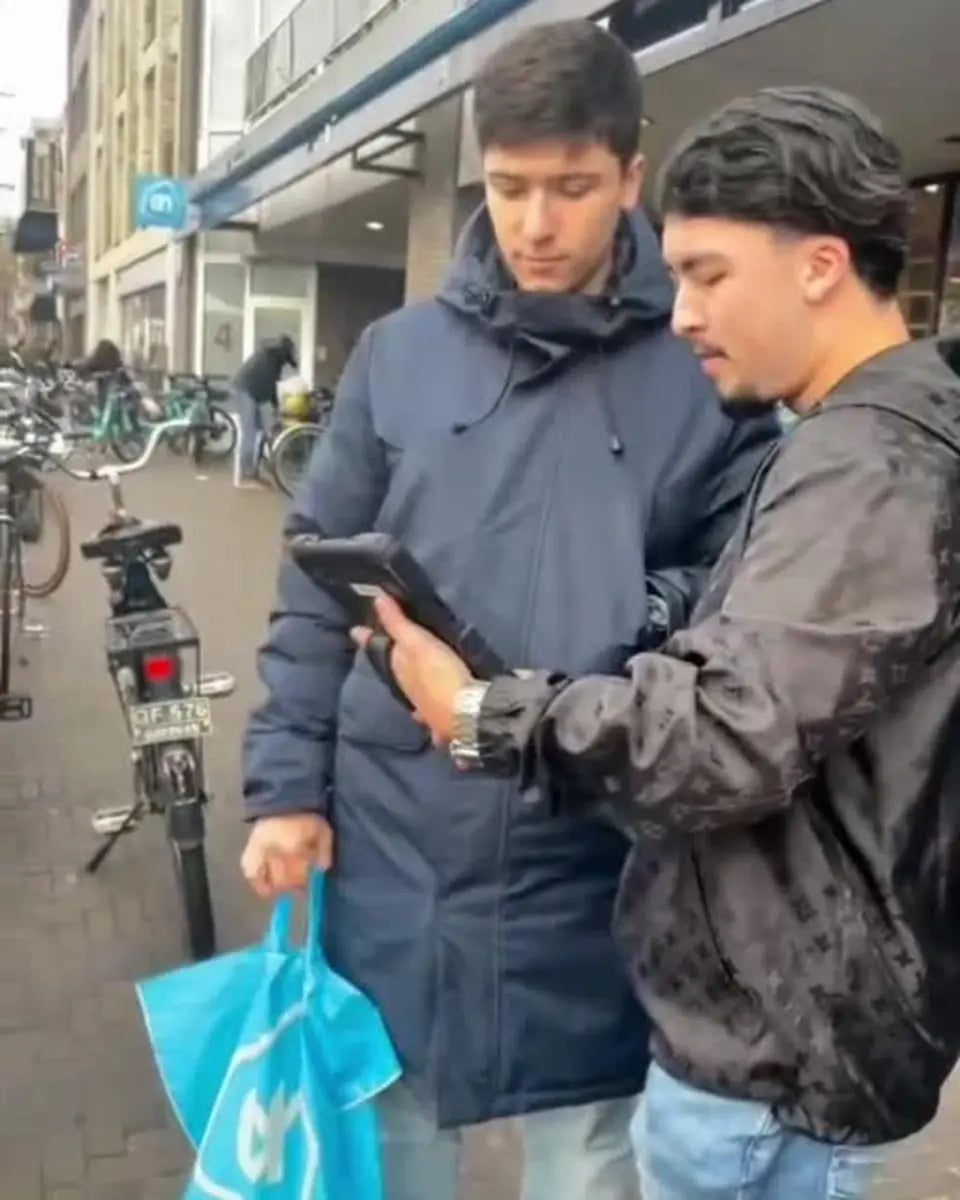 Dominic tijdens een contentopname voor GoGetters Eindhoven