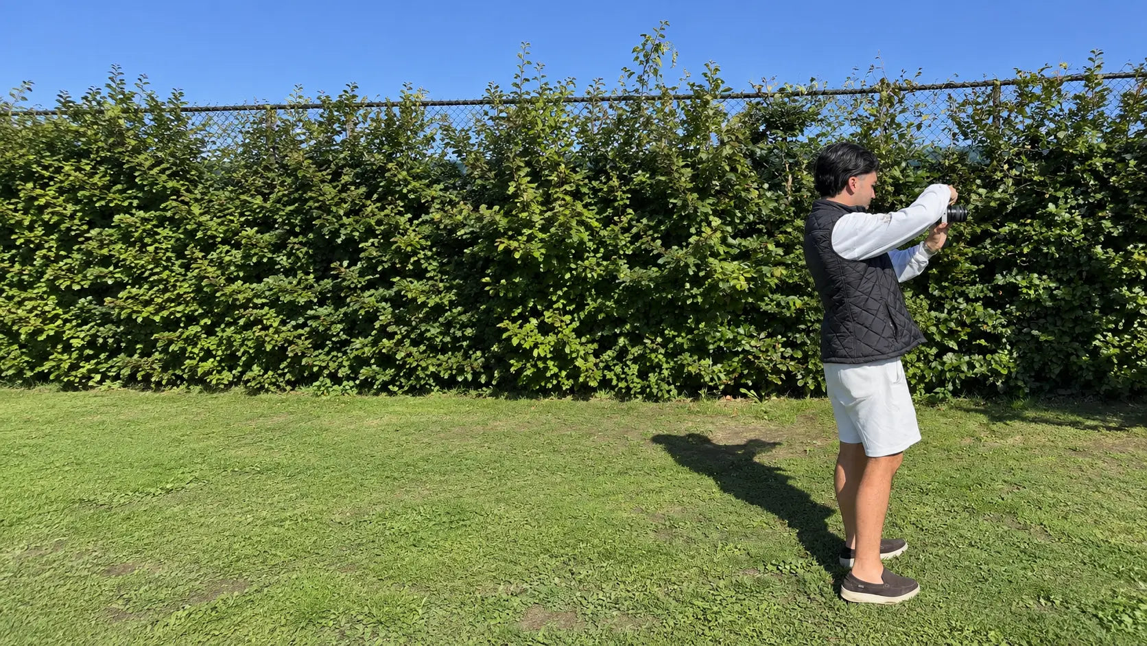 Dominic Beniers fotografeert op locatie